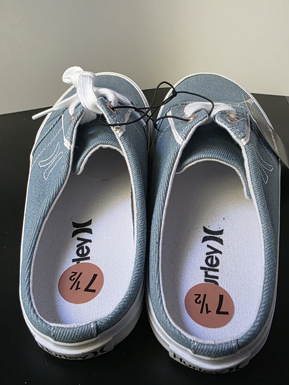 Hurley Kayo lace mule size 7.5 light blue - Picture 8 of 8